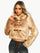 Faux Fawn Fur Jacket