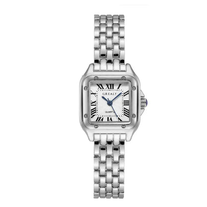 Luxe Square Face (Stainless Steel) Watch